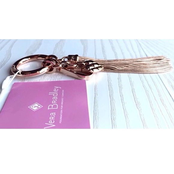 Vera Bradley Love & Hope Bag Charm - Picture 8 of 12